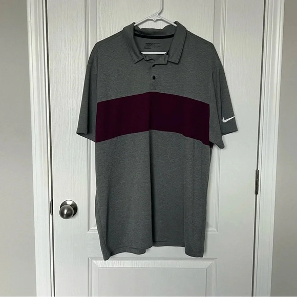 Nike Golf Men’s Color Block Dri-Fit Polo Size XXL - Picture 2 of 5